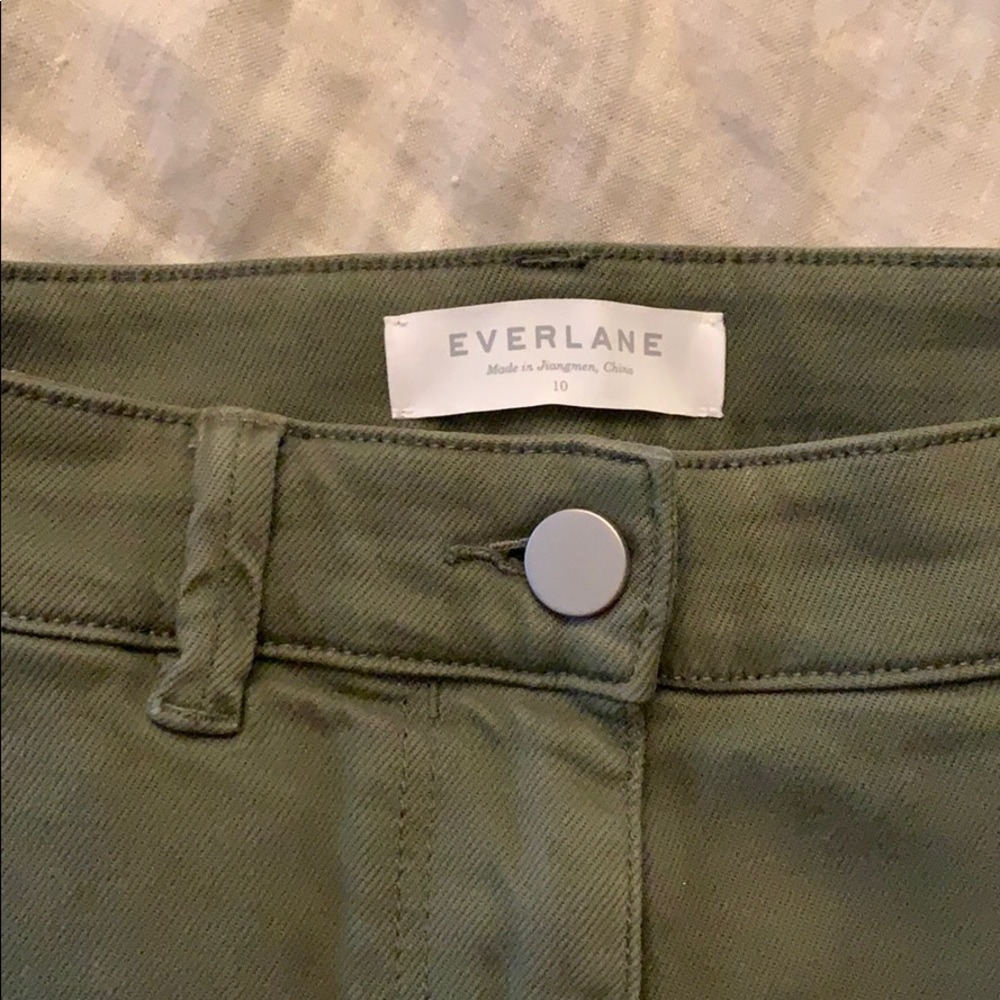 everlane wide leg crop pant regular length size 10